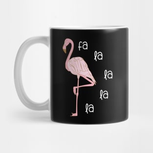 Fa la la la la Flamingo Mug